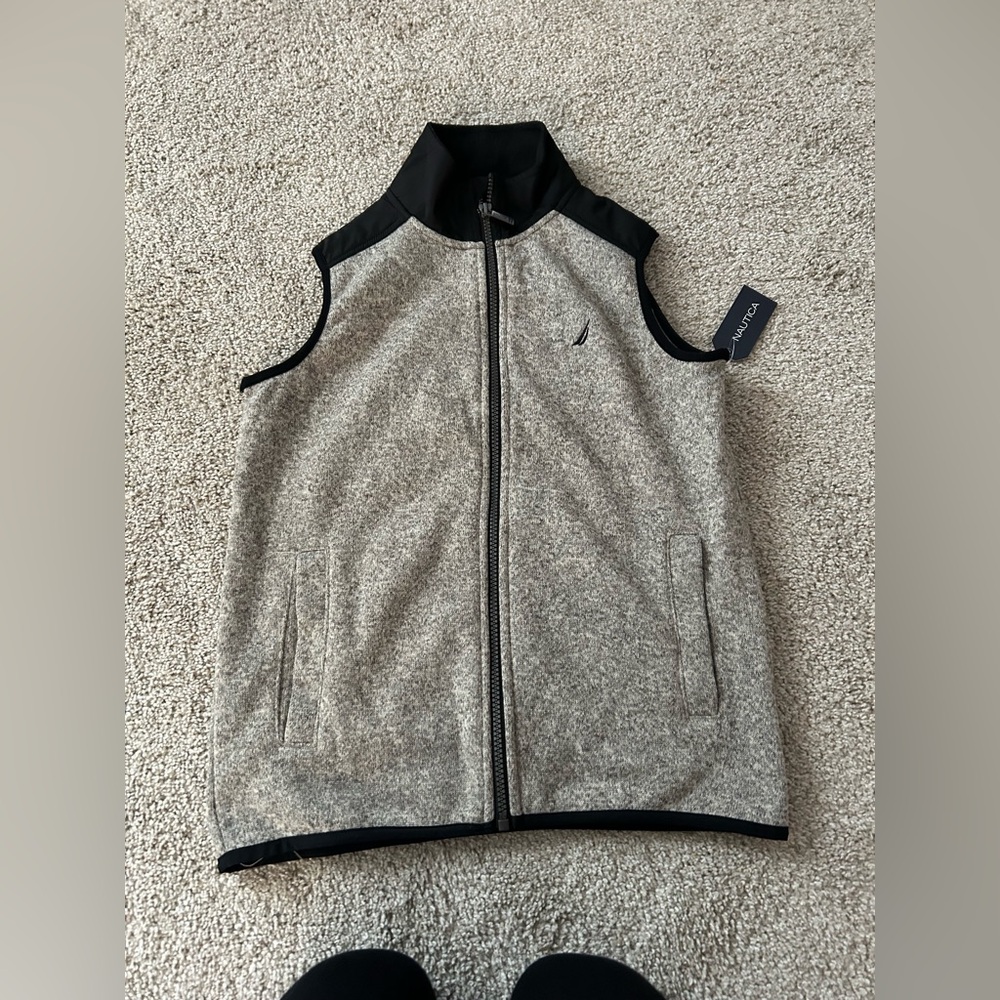Nautica 10/12 Gray Vest NWT